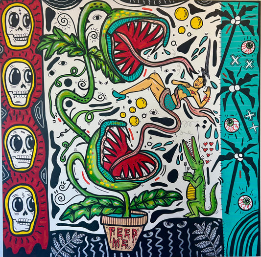 "Flora Carnage" Original Painting