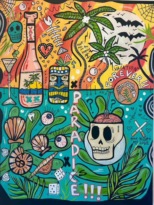 "Paradice Paradise" Original Painting
