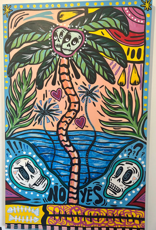 "The Yes-No-Maybe Curse" Original Painting