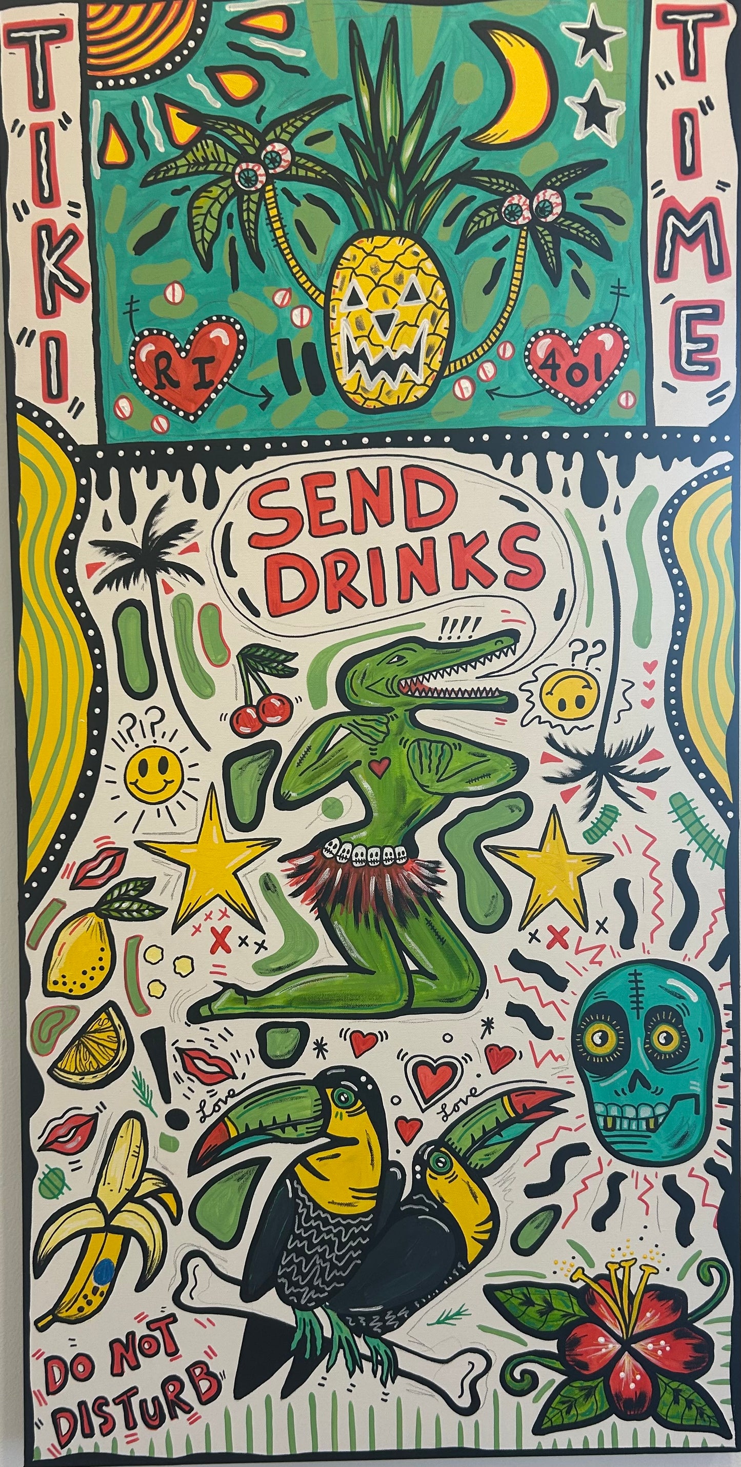 "Send Drinks" Original Painting
