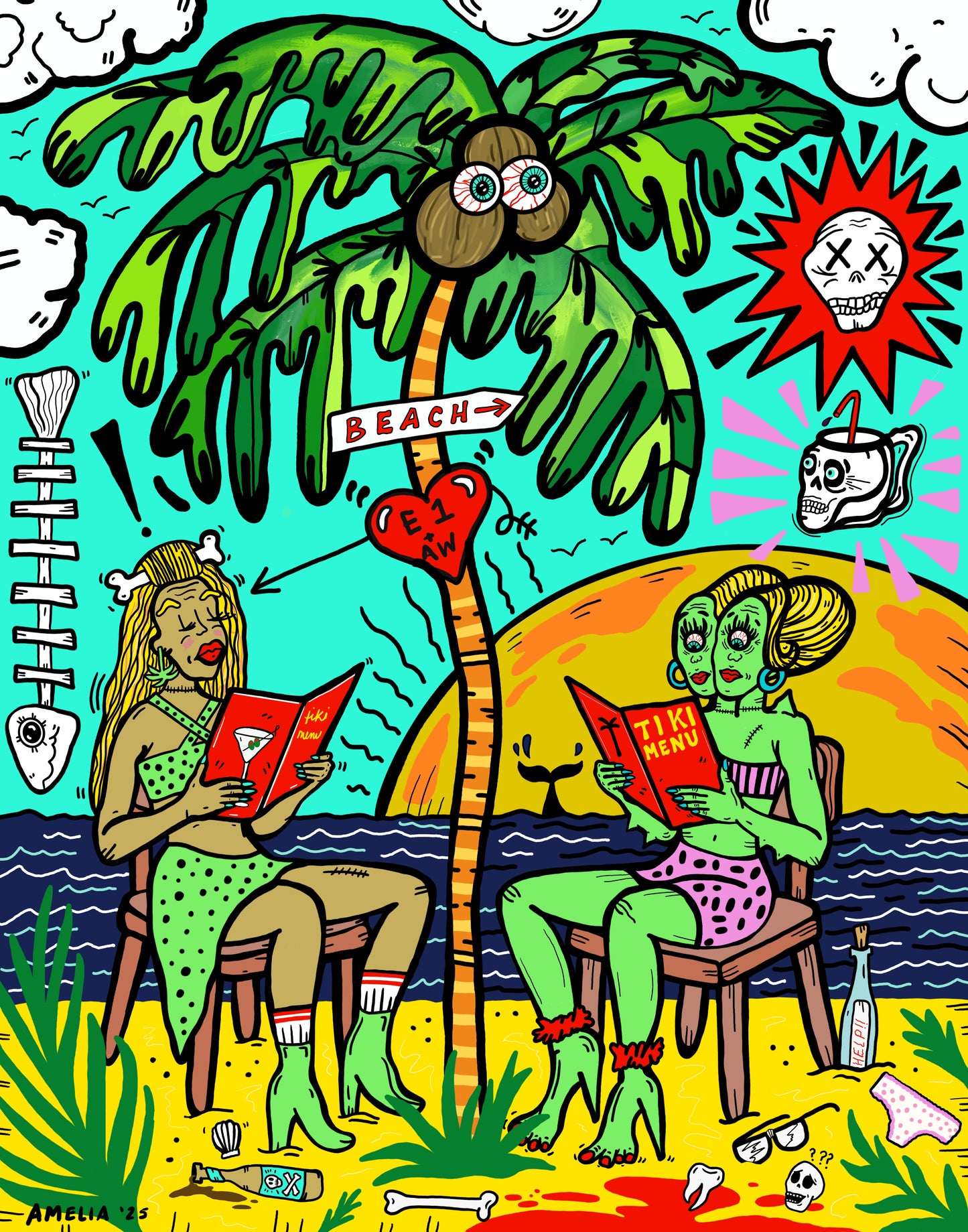"Drink List" Digital Print